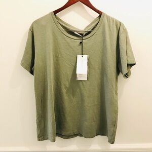 NWT John Elliott Relaxed Jersey Tee Medium Palm Green cotton T-shirt